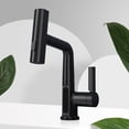 thumbnail image 4 of Mezclador de agua fría y caliente con grifo de lavabo con rociador extraíble para baño y cocina, 4 of 6