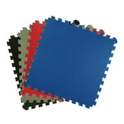 Greatmats Home BJJ MMA Puzzle Mats for Judo, Jiu Jitsu, Black/Gray Tatami finish 10 Pack, 2x2 ft x 1.5 inch