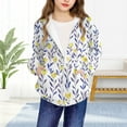 thumbnail image 2 of SERTG Boys and Girls Checkered Hooded Jacket Zip Front Long Sleeve Sporty Casual Outerwear Top for Children 4-12 Years(Yellow,10 Years), 2 of 6