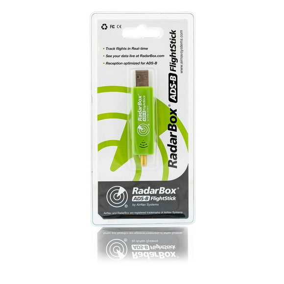 Receptor USB ADS-B AirNav Radar FlightStick con filtro y amplificador