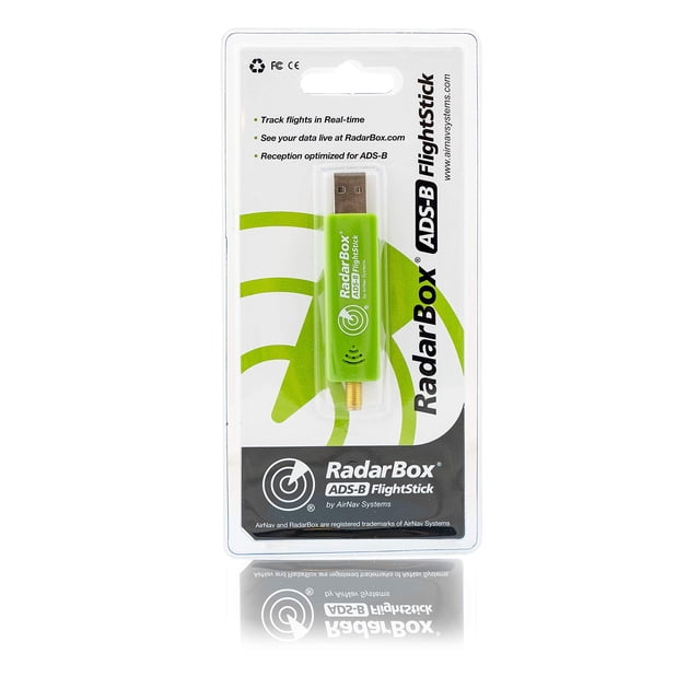 Receptor USB ADS-B AirNav Radar FlightStick con filtro y amplificador