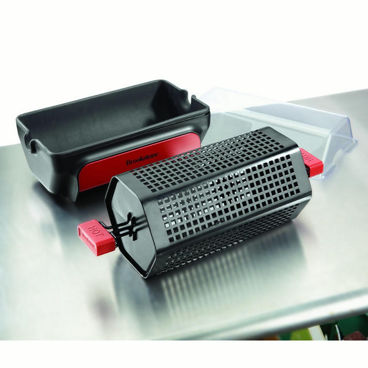 Brookstone Nonstick Grill Tumbler BBQ Grilling Basket