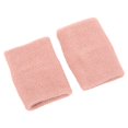 thumbnail image 4 of 2 juegos de muñequeras para hombres y mujeres, gimnasio, correr, baloncesto, deporte, soporte para muñeca, funda envolvente, rosa, 4 of 12