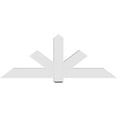thumbnail image 4 of 72"W x 27"H x 4"D x 6"F, 9/12 Pitch, Kennewick Architectural Grade PVC Gable Bracket, 4 of 8