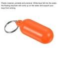 thumbnail image 4 of Uxcell Floating Keychain, Marine Sailing Key Chain Buoyant Keyrings Orange, 4 of 7