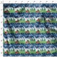 thumbnail image 4 of Soimoi Blue Modal Satin Fabric Car & Pine Tree Nature Decor Fabric Printed Yard 42 Inch Wide, 4 of 5
