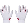 thumbnail image 2 of Guantes de béisbol Under Armour Clean Up para niños, blanco/rojo/rojo, 2 of 2