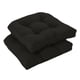 thumbnail image 1 of Nvzi 2pcs Cushion Garden Terrace Home Kitchen Office Thick Comfortable Cushion 18.89*18.89inch (Black), 1 of 4