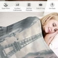 thumbnail image 3 of Orinice Rain Umbrella Eiffel Tower Warm Lightweight Blanket Soft Fleece Blankets for All Seasons - Living Room Sofa Decor Cow Gifts Blanket, Multiple Sizes Available 50x60in, 3 of 6