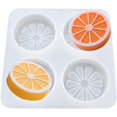 thumbnail image 1 of Moule à Pâtisserie en Silicone Réutilisable Outil de Cuisson Antiadhésif (Citron) en Forme de Diamant, 1 of 7