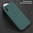 thumbnail image 3 of fastboy TPU Mobile Phone Case Shockproof Elastic Protection Cover, Replacement for iPhone XS, Dark Green, 3 of 4