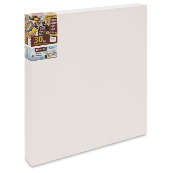 Masterpiece Tahoe Cotton Canvas - 30" x 30", 2-1/2" Profile, Acrylic Primed