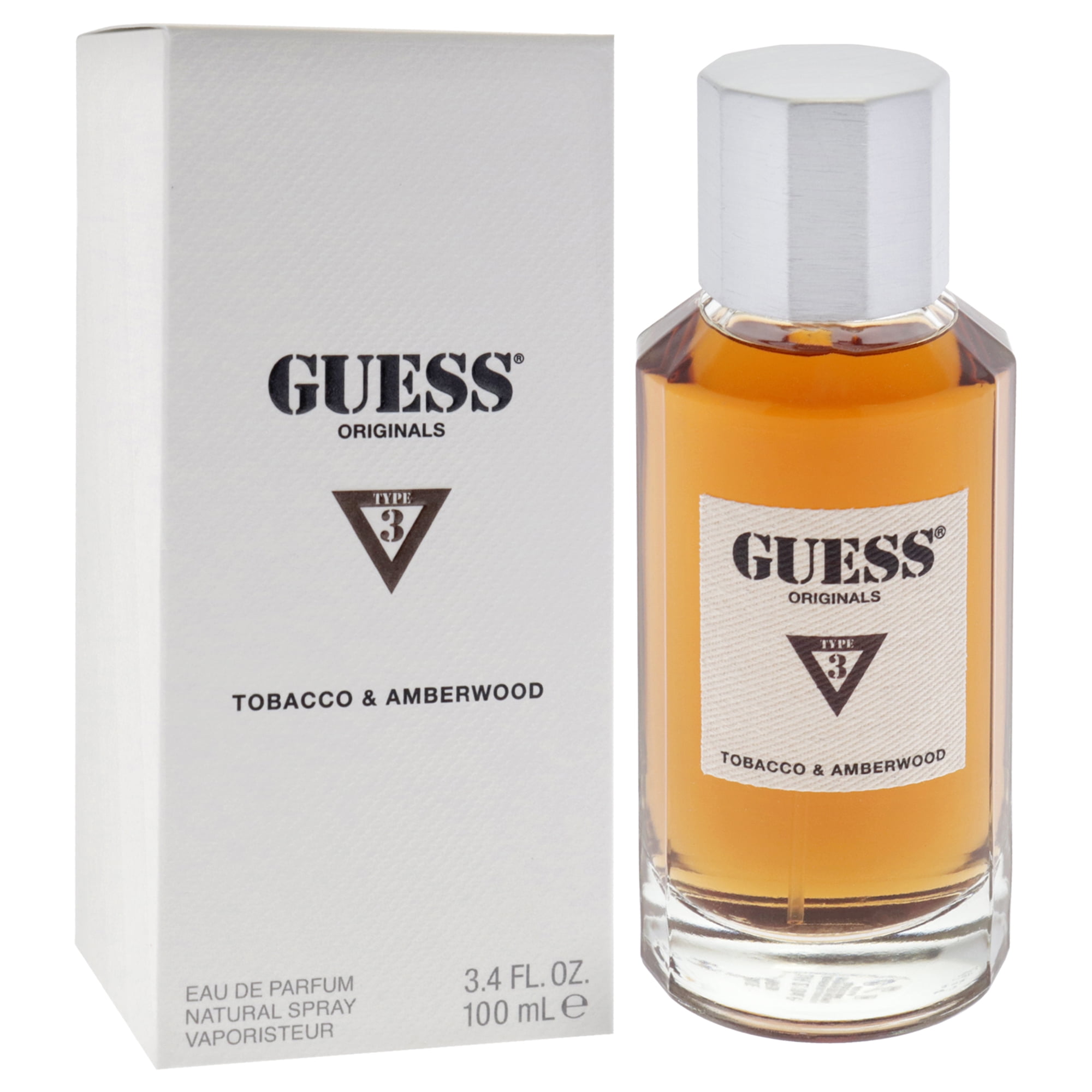 Guess Guess Originals Type 3 Tobacco and Amberwood , 3.4 oz EDP