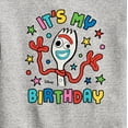 thumbnail image 3 of Disney - Toy Story - Forky Its My Birthday - Toddler & Youth Crewneck Fleece Sweatshirt, 3 of 5