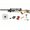 .30 Cal Air Rifle(Digital Tan Camo)+Pellets+Targets, variant on Hatsan Blitz Limited Edition .30 Cal 730 FPS 53 FPE PCP Digital Tan Camo Air Rifle