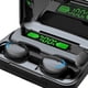 thumbnail image 3 of Auriculares inalámbricos, Auriculares inalámbricos Bluetooth 5.0 Pantalla digital táctil en los oídos Auriculares con cancelación de ruido con micrófo Negro Sunnimix Auricular Bluetooth, 3 of 10
