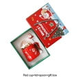 thumbnail image 4 of Toystoory Taza de cerámica resistente al calor con tapa de cúpula arqueada, tazas de Navidad de aplicación amplia para té y café Teteras rojo, 4 of 6