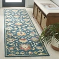 thumbnail image 2 of SAFAVIEH Metro Musa Floral Runner Rug, Dark Grey/Red, 2'3" x 8', 2 of 7
