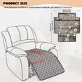 thumbnail image 3 of FOR U DESIGNS Wooden Daisy Print Recliner Chair Covers for Pets, Waterproof Reclining Sofa Slipcover Non-Slip Reclining Seat Cover, Machine Washable Recliner Sofa Protector, 3 of 6