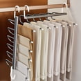 thumbnail image 5 of Dvruxg Closet Hangers Multi Functional Pants Rack, Metal Heavy Duty Wardrobe Organizer Racks for Clothes Trousers Scarves Ties, 5 of 5