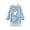 Light Blue, variant on LRen Boys Tops Unisex Kids Apron Long Sleeve Smock for Painting Cooking Art Protective Coverall with Animal Design Everyday ClassroomWear for School Activities and Outdoor Play