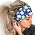 thumbnail image 2 of MEICHEN Headband for Women, Women Print Headband Elastic Head Wrap Hair Band Bandana Headband, Fall Winter Fashion Accessories, 2 of 3