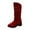 Red, variant on Boots for Women,Insulated Winter Mid-Calf Boots with Thick Heel for Fashionable Ladies All Season Comfort and Style,Knee High Boots Women,Red8