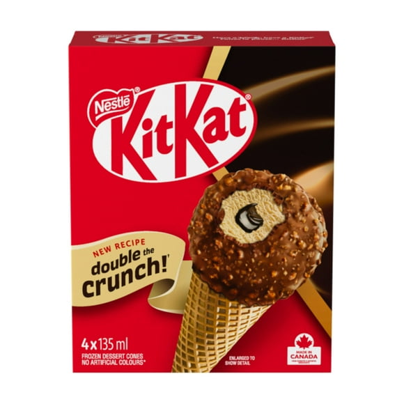 Cones, Wafer-flavoured Frozen Dessert With A Fudge Centre, Chocolatey Wafer Crunch Coating, Wafer Cone With A Chocolatey Nugget, Crafted In Canada, No Artificial Colours, 0.5 L