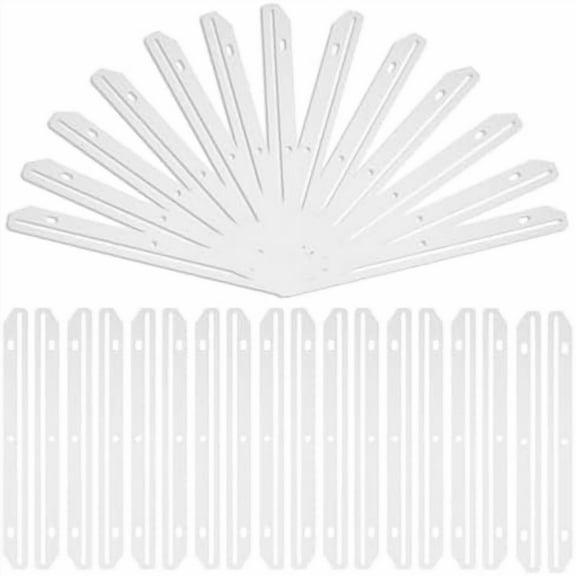 100 Pcs 3 Hole Punched Magazine Holders for Binders 11.6 in Plastic Magazine Organizer 3 Ring Binder Insert Strips Clear Magazine Collector for File Book Craft Paper$$Home Decor, Kitchen, & Other