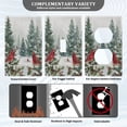 thumbnail image 3 of Light Switch Cover Switch Plate Outlet Cover Plug Cover for Electrical Toggle Switch Beautiful Winter Forest Painting, 3 of 6