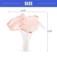 thumbnail image 3 of Vocoste Soft Silicone Glowing Aquarium Simulation Coral with Sucker Aquatic Artificial Coral Orange, 3 of 6