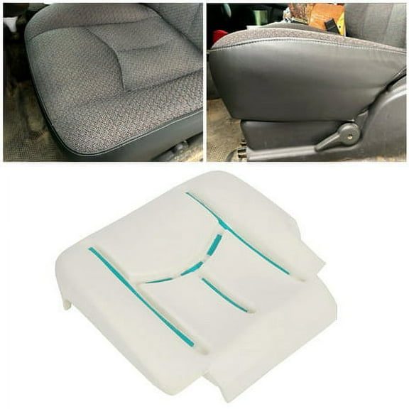 Kojem Driver Bottom Foam Bucket Seat Lower Cushion Pad White for 2003-2007 Chevrolet Silverado GMC 19330710 88941606