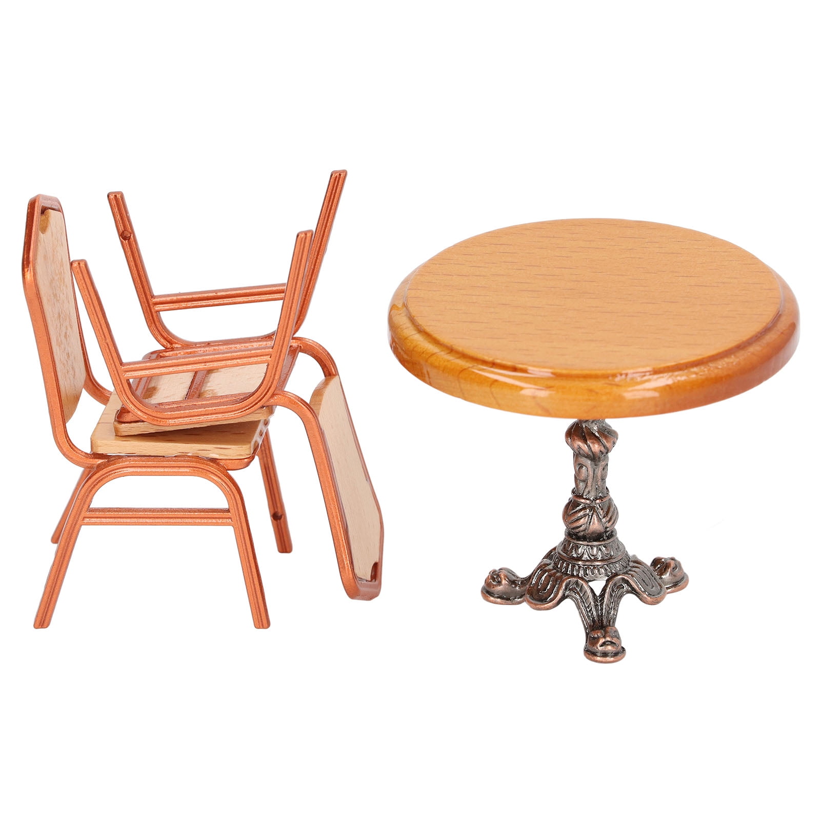 Dollhouse?Table?Chairs?Kitchen?Furniture, Miniature?Table?Chair 1/12