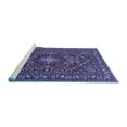 thumbnail image 2 of Ahgly Company Machine Washable Indoor Rectangle Persian Blue Traditional Area Rugs, 8' x 10', 2 of 4
