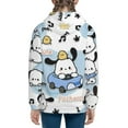 thumbnail image 2 of Sanrio Pochacco Kids' Hoodie 3d Print Sweatshirt Soft Pullover Hooded With Big Pockets Fans Gifts For Boys Or Girls Small, 2 of 7