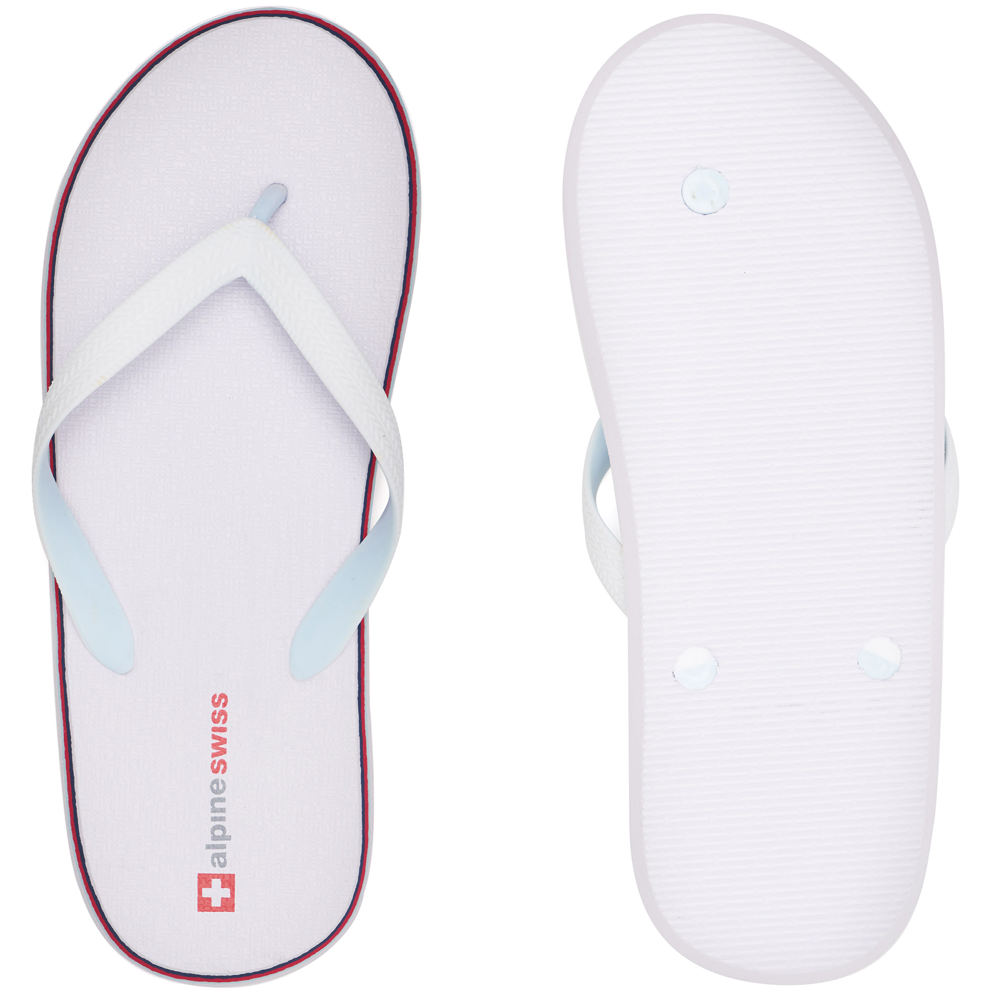 Alpine Swiss Mens Flip Flops Lightweight EVA Thong Summer Sandals Beach Shoes - image 4 of 6