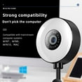 thumbnail image 3 of CNKOO 4K Webcam with Microphone  Web Cameras with Light  Desktop Streaming USB Face Web Cam with Bracket for Facebook  YouTube  Skype  TV  PC, 3 of 9