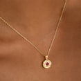 thumbnail image 2 of December Birthday Stone Birthstones Irregular Pendants Necklace Round, 2 of 2