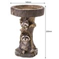 thumbnail image 3 of Wdftyju Escultura de mapache de resina Comedero para pájaros Estatuillas de animales de jardín Contenedor de alimentación Wdftyju 5ej5pc6mh2wv2wm7, 3 of 9
