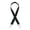 black, variant on Win s Way Dog Seat Belt for Car, Tangle-Free Adjustable Pet Car Harness