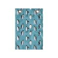 thumbnail image 1 of Turquoise Blue Hanging Pocket Organizer, Icebergs and Penguins, Printed Polyester Storage Bag with Pockets, 14" x 20", Dark Turquoise Dark Grey, 1 of 2