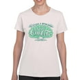 thumbnail image 2 of Coca-Cola Official Licensed Enjoy Fountain Retro Sign Women's T-shirt, 2 of 3