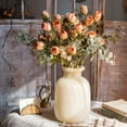 thumbnail image 3 of Faux Artificial Flower Dry Rose Stem Champagne or Orange 23" Tall, 3 of 9