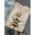 thumbnail image 3 of Oldschool Tattoo Bumblebee Queen T-Shirt Women -Smartprints Designs, Female 3X-Large, 3 of 4