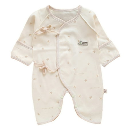 

Oaktree---Baby Cute Romper Long Sleeves Cotton Baby Pajamas