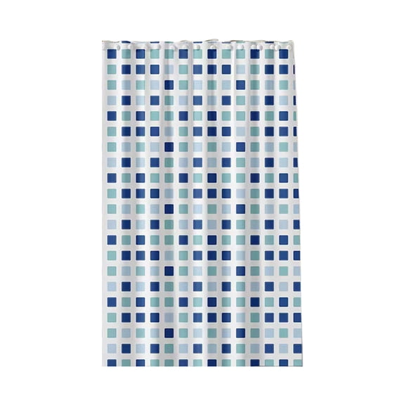 Specollect 1 Pcs Waterproof Shower Curtain with Hooks Light Blocking Privacy Design for Bathroom Bathtub Quick Dry Plastic Curtain Liner 180x200cm