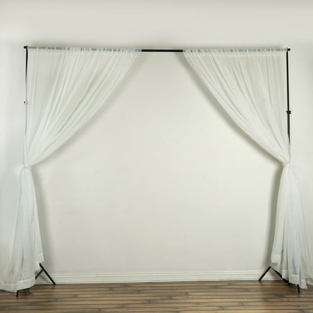 feet 5x10 voile backdrop drapes balsacircle sheer curtains ceremony panels decorations ft dialog displays option button additional opens zoom