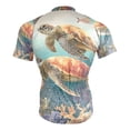 thumbnail image 4 of joogoo Watercolor Turtles in Sea Men's Cycling Jerseys Mountain Bike Short Sleeve Tops S, 4 of 7
