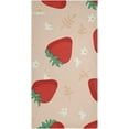 thumbnail image 7 of SKYSONIC Strawberry Soft Hand Towels set of 2, Absorbent Bath Towel Decorative Fingertip Towels for Bathroom Hotel,14.4 x 28.3 inch, 7 of 7