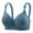 Blue, variant on ALLLIST Full Coverage Women's Bras Wireless Push up Bralette Plain Breathable Red T-Shirt Underwear for Ladies